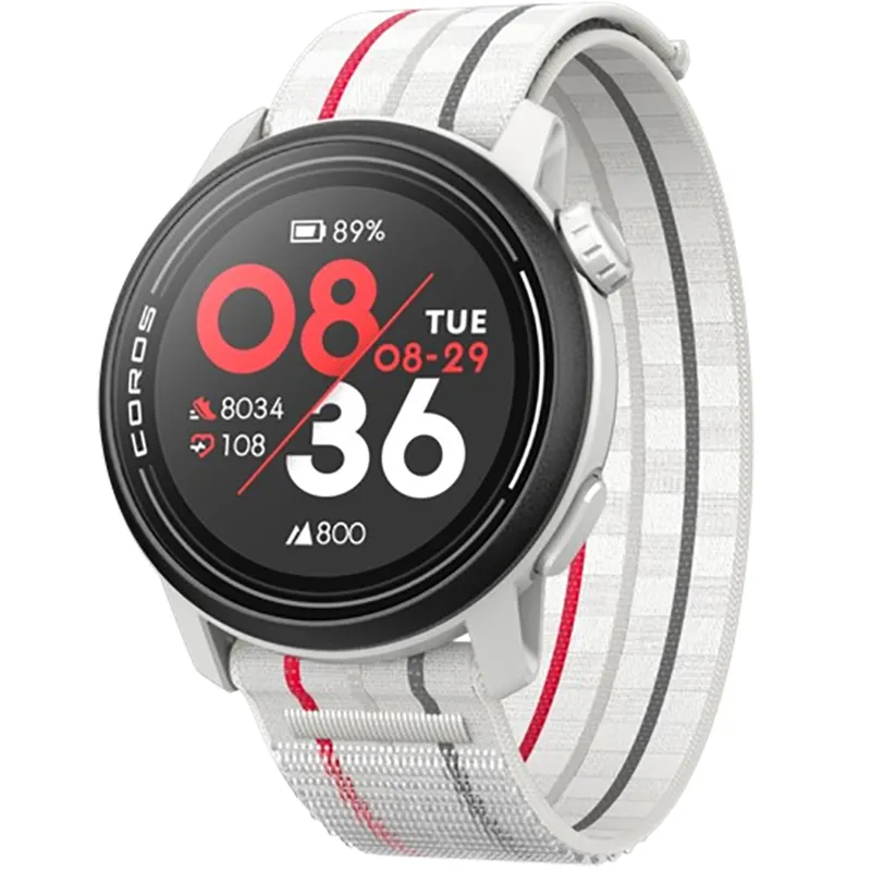 Coros Pace 3 GPS Sports Watch White/Nylon